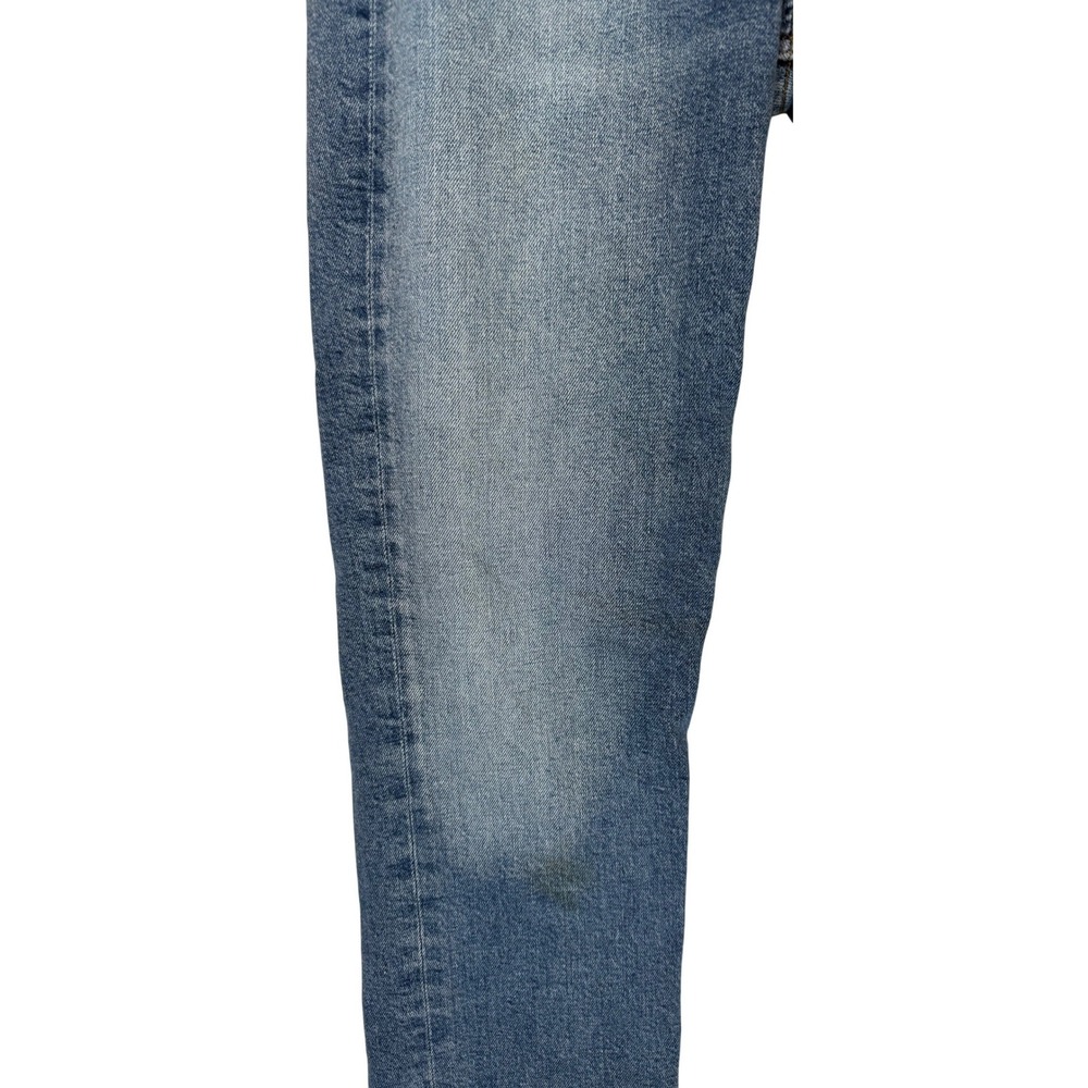 AGOLDE Lyle Low Rise Slim Jeans 5-Pocket Raw Hem Light Wash Stretch Size 27 - Picture 3 of 13